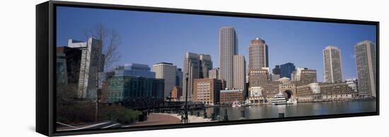 Buildings in a City, Boston, Suffolk County, Massachusetts, USA-null-Framed Stretched Canvas