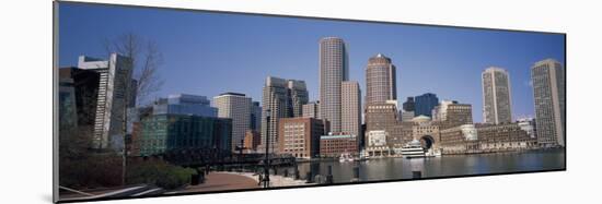 Buildings in a City, Boston, Suffolk County, Massachusetts, USA-null-Mounted Photographic Print