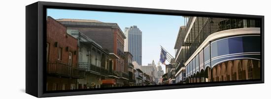 Buildings in a City, Four Points by Sheraton, Bourbon Street, French Quarter, New Orleans-null-Framed Stretched Canvas