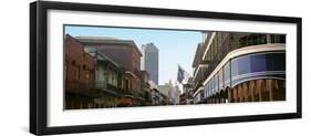 Buildings in a City, Four Points by Sheraton, Bourbon Street, French Quarter, New Orleans-null-Framed Photographic Print