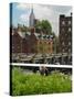 Buildings in a City, High Line Park, 20th Street, Empire State Building, Manhattan, New York City, -null-Stretched Canvas