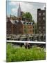 Buildings in a City, High Line Park, 20th Street, Empire State Building, Manhattan, New York City, -null-Mounted Photographic Print