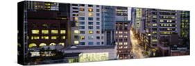 Buildings in a City, Hornby Street, Vancouver, British Columbia, Canada-null-Stretched Canvas