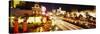 Buildings in a City Lit Up at Night, Las Vegas, Nevada, USA-null-Stretched Canvas