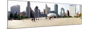 Buildings in a City, Millennium Park, Chicago, Illinois, USA-null-Mounted Photographic Print