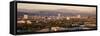 Buildings in a City, Miracle Mile, Hayden Tract, Hollywood, Griffith Park Observatory, Los Angel...-null-Framed Stretched Canvas