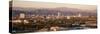 Buildings in a City, Miracle Mile, Hayden Tract, Hollywood, Griffith Park Observatory, Los Angel...-null-Stretched Canvas