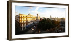 Buildings in a City, Parque Central, Old Havana, Havana, Cuba-null-Framed Photographic Print