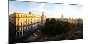 Buildings in a City, Parque Central, Old Havana, Havana, Cuba-null-Mounted Photographic Print