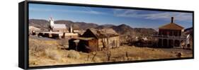 Buildings in a City, Virginia City, Storey County, Nevada, USA-null-Framed Stretched Canvas