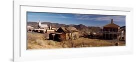 Buildings in a City, Virginia City, Storey County, Nevada, USA-null-Framed Photographic Print