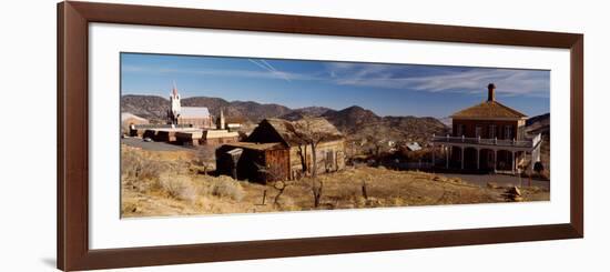 Buildings in a City, Virginia City, Storey County, Nevada, USA-null-Framed Photographic Print