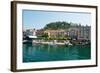 Buildings in a Town at the Waterfront, Bellagio, Lake Como, Lombardy, Italy-null-Framed Photographic Print