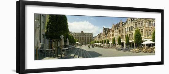 Buildings in a Town, Old Market Square, Leuven, Flemish Brabant, Flemish Region, Belgium-null-Framed Photographic Print