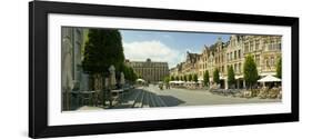 Buildings in a Town, Old Market Square, Leuven, Flemish Brabant, Flemish Region, Belgium-null-Framed Photographic Print