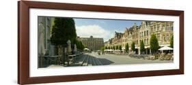 Buildings in a Town, Old Market Square, Leuven, Flemish Brabant, Flemish Region, Belgium-null-Framed Photographic Print