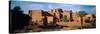 Buildings in a Village, Ait Benhaddou, Ouarzazate, Marrakesh, Morocco-null-Stretched Canvas