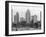 Buildings in Downtown Detroit-null-Framed Premium Photographic Print