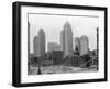 Buildings in Downtown Detroit-null-Framed Premium Photographic Print