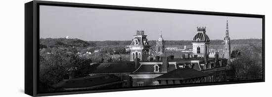 Buildings in Dubuque, Dubuque County, Iowa, USA-null-Framed Stretched Canvas