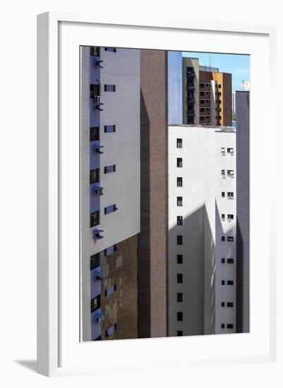 Buildings in Fortaleza, Brazil-Françoise Gaujour-Framed Photographic Print