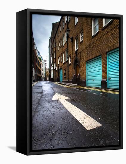 Buildings in London Street-Craig Roberts-Framed Stretched Canvas