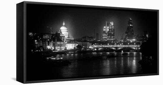 Buildings in London-Craig Roberts-Framed Stretched Canvas