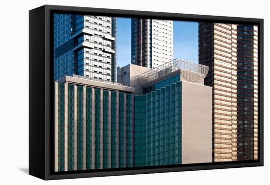 Buildings in Midtown Manhattan, New York City-Sabine Jacobs-Framed Stretched Canvas