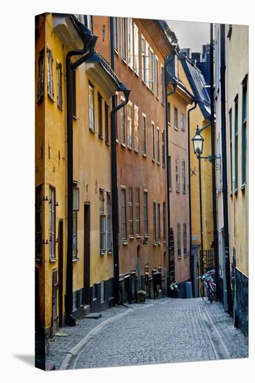 Buildings in Old Town, Gamla Stan, Stockholm, Sweden-null-Stretched Canvas