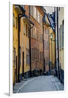 Buildings in Old Town, Gamla Stan, Stockholm, Sweden-null-Framed Photographic Print