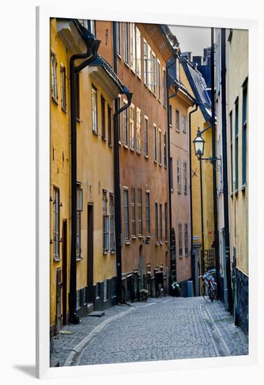 Buildings in Old Town, Gamla Stan, Stockholm, Sweden-null-Framed Photographic Print