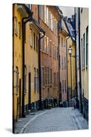 Buildings in Old Town, Gamla Stan, Stockholm, Sweden-null-Stretched Canvas