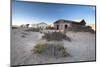 Buildings in the Abandoned Former German Diamond Mining Town of Kolmanskop-Lee Frost-Mounted Photographic Print