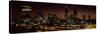 Buildings Lit Up at Dawn, Perth, Western Australia, Australia-null-Stretched Canvas