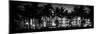 Buildings Lit Up at Dusk - Ocean Drive - Miami Beach-Philippe Hugonnard-Mounted Photographic Print