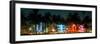 Buildings Lit Up at Dusk of Ocean Drive - Miami Beach - Florida-Philippe Hugonnard-Framed Photographic Print