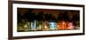 Buildings Lit Up at Dusk of Ocean Drive - Miami Beach - Florida-Philippe Hugonnard-Framed Photographic Print