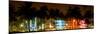 Buildings Lit Up at Dusk of Ocean Drive - Miami Beach - Florida-Philippe Hugonnard-Mounted Photographic Print