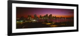 Buildings Lit Up at Night, New Orleans, Louisiana, USA-null-Framed Photographic Print