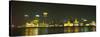 Buildings Lit Up at Night, the Bund, Shanghai, China-null-Stretched Canvas