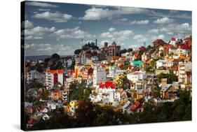 Buildings of a City of Antananarivo in Sunny Day. Madagascar-Dudarev Mikhail-Stretched Canvas
