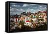 Buildings of a City of Antananarivo in Sunny Day. Madagascar-Dudarev Mikhail-Framed Stretched Canvas