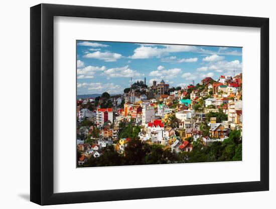 Buildings of a City of Antananarivo in Sunny Day. Madagascar-Dudarev Mikhail-Framed Photographic Print