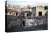 Buildings of Herculaneum with Houses of the Modern Town of Ercolano Above, Italy-CM Dixon-Stretched Canvas
