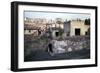 Buildings of Herculaneum with Houses of the Modern Town of Ercolano Above, Italy-CM Dixon-Framed Photographic Print