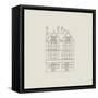 Buildings of London I Sq-Avery Tillmon-Framed Stretched Canvas