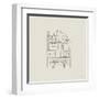 Buildings of London I Sq-Avery Tillmon-Framed Art Print