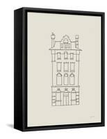 Buildings of London III-Avery Tillmon-Framed Stretched Canvas