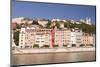 Buildings of Old Lyon and the River Saone, Lyon, Rhone, Rhone-Alpes, France, Europe-Julian Elliott-Mounted Photographic Print