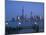 Buildings of Pudong from the Huangpu River, Pudong District, Shanghai, China-Walter Bibikow-Mounted Photographic Print